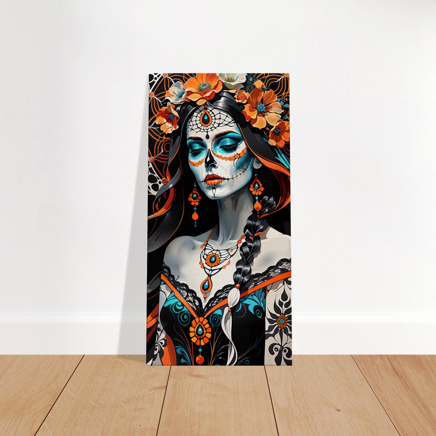 Eternal Elegance: La Catrina in Bloom